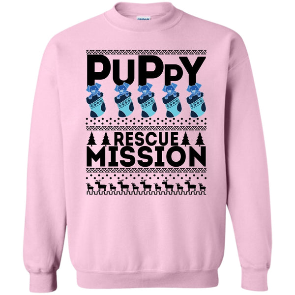 Dog Merry Christmas T Shirt, Puppy Rescue Mission Sweatshirt