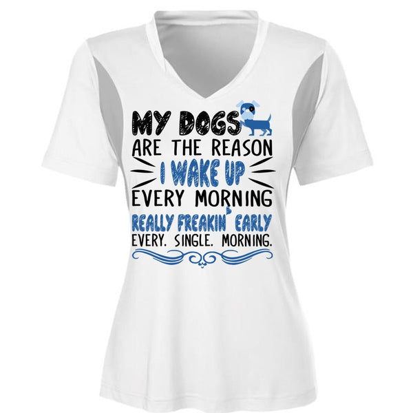 I Wake Up Every Morning Really Freaking Early T Shirt, I Love Dog T Shirt