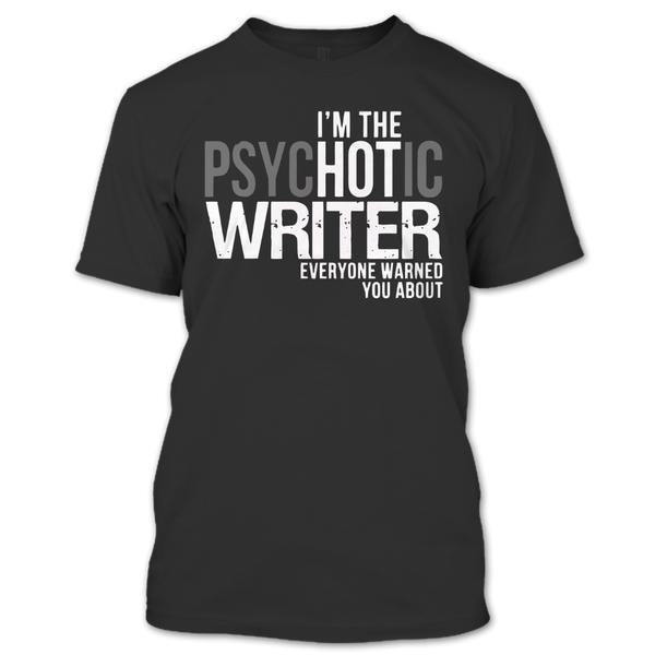 A black t-shirt with the shopify logo