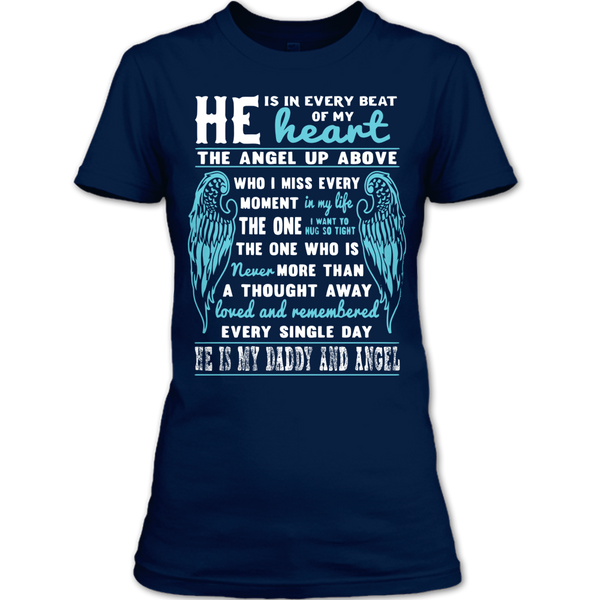 A black t-shirt with the shopify logo