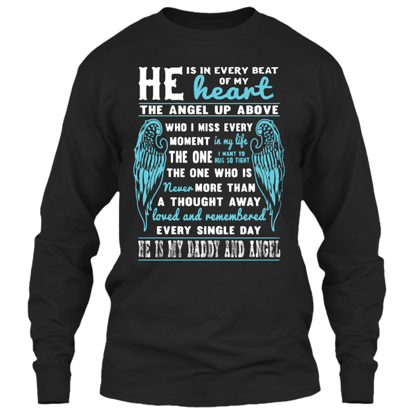 A black t-shirt with the shopify logo