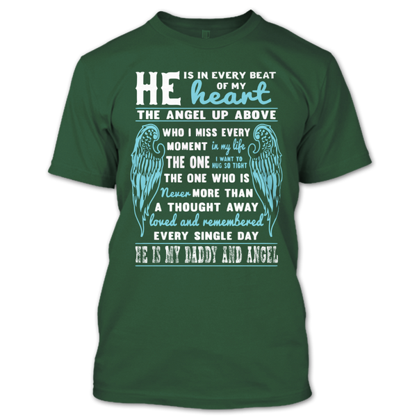 A black t-shirt with the shopify logo