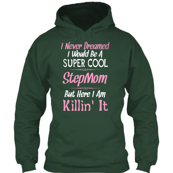 A black t-shirt with the shopify logo