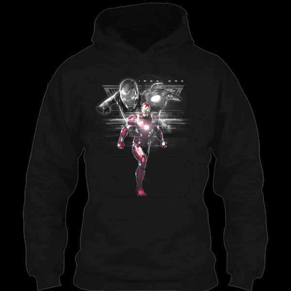 A black t-shirt with the shopify logo