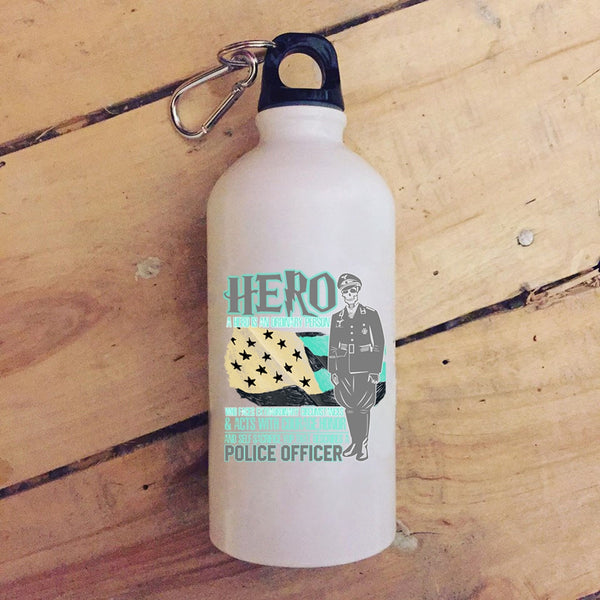 Police Officer 20 oz Stainless Steel Bottle,Awesome Gift for Police Officer Outdoor Sports Water Bottle
