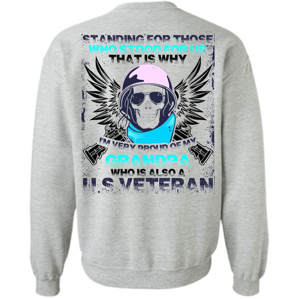 I Love Veteran T Shirt, Grandpa Who Is Also US Veteran Sweatshirt