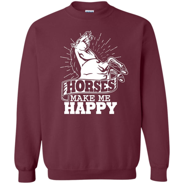 I Love Horses T Shirt, Coolest Equestrian Sweatshirt