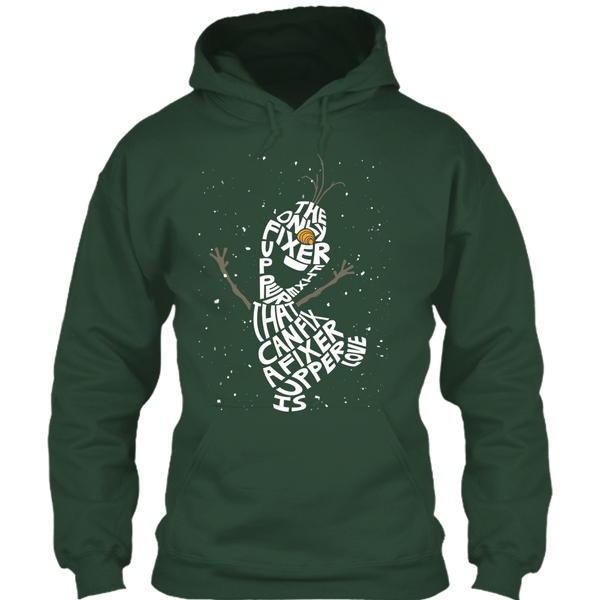 A black t-shirt with the shopify logo