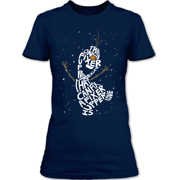 A black t-shirt with the shopify logo