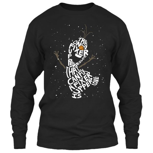 A black t-shirt with the shopify logo