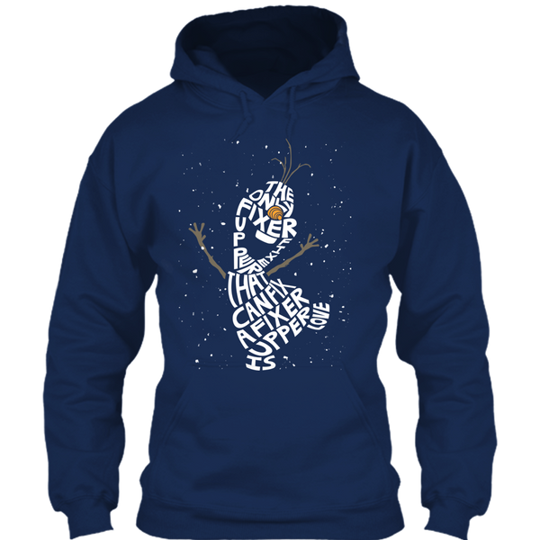 A black t-shirt with the shopify logo