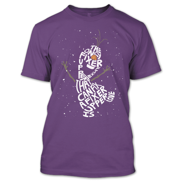 A black t-shirt with the shopify logo