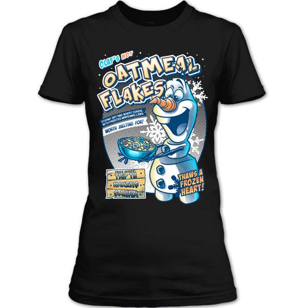 A black t-shirt with the shopify logo