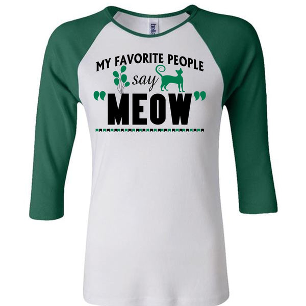 My Favorite People Say Meow T Shirt, I Love My Cat T Shirt