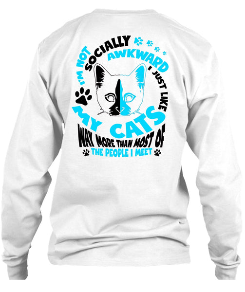 I Just Like My Cats T Shirt, I Love My Cat T Shirt