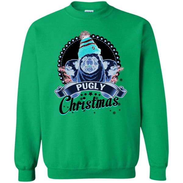 Coolest Merry Christmas T Shirt, Pugly Christmas Sweatshirt