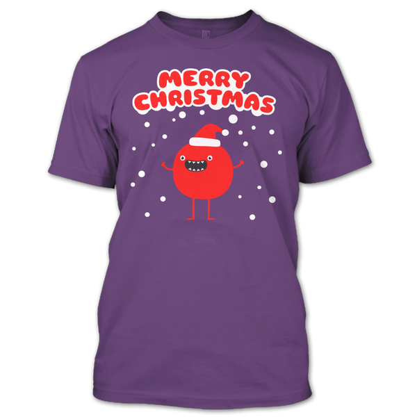 A black t-shirt with the shopify logo