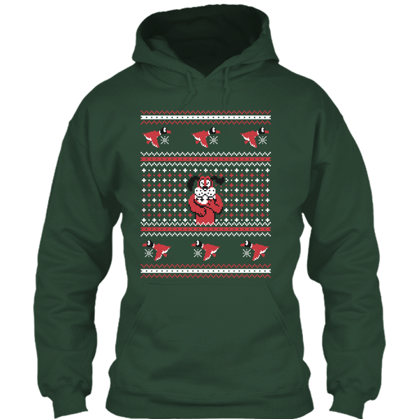 A black t-shirt with the shopify logo