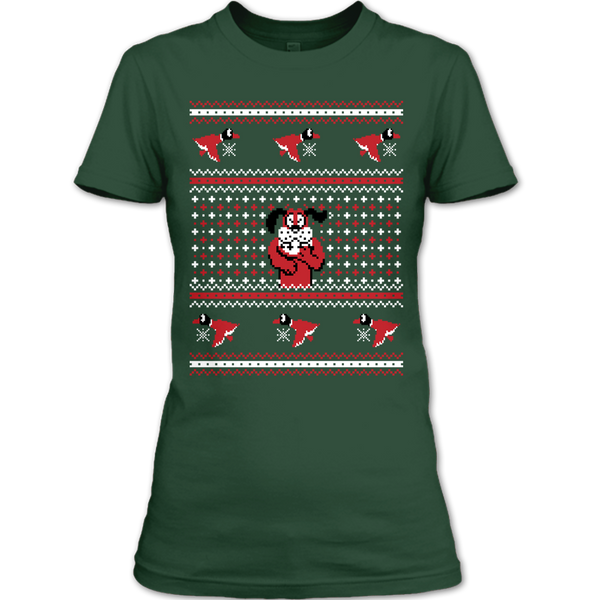 A black t-shirt with the shopify logo