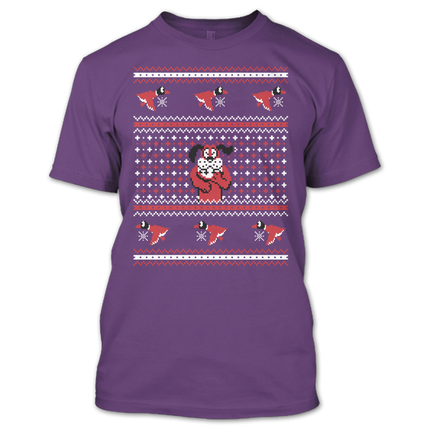 A black t-shirt with the shopify logo