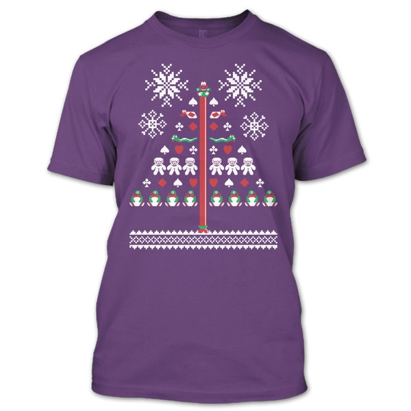 A black t-shirt with the shopify logo