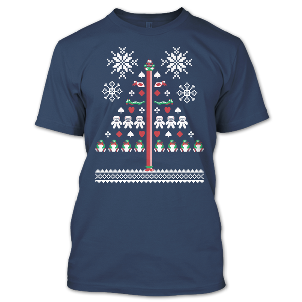 A black t-shirt with the shopify logo