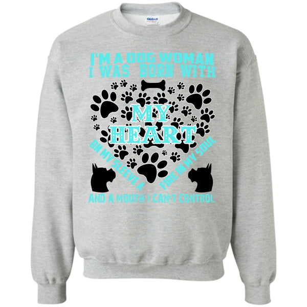 Coolest Dog Lover T Shirt, I'm A Dog Woman Sweatshirt