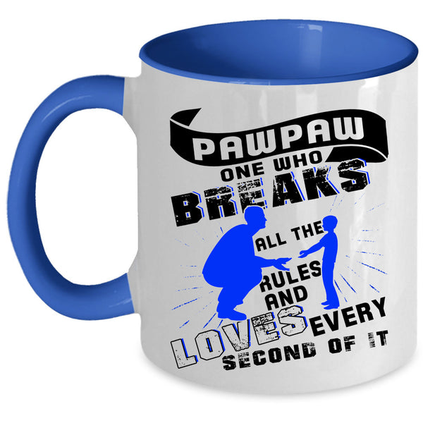 Cool Gift For Papa Coffee Mug, Pawpaw Accent Mug