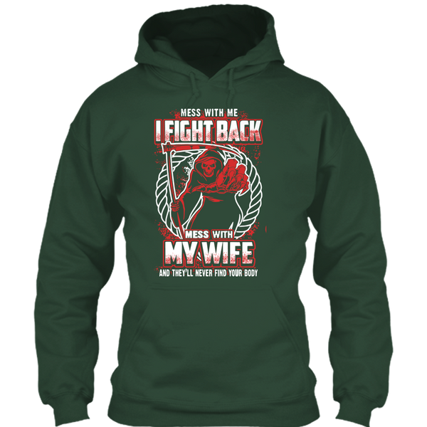 A black t-shirt with the shopify logo