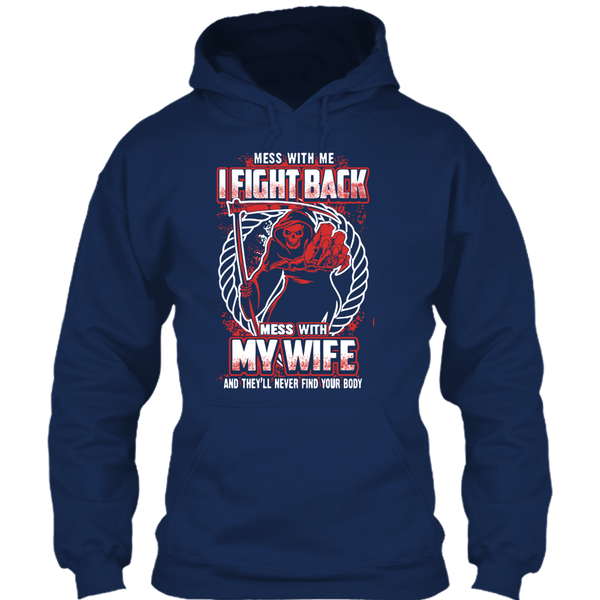 A black t-shirt with the shopify logo