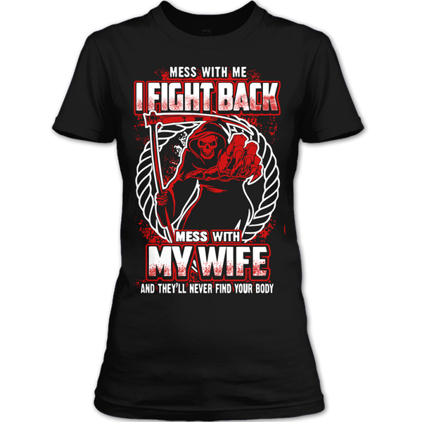 A black t-shirt with the shopify logo