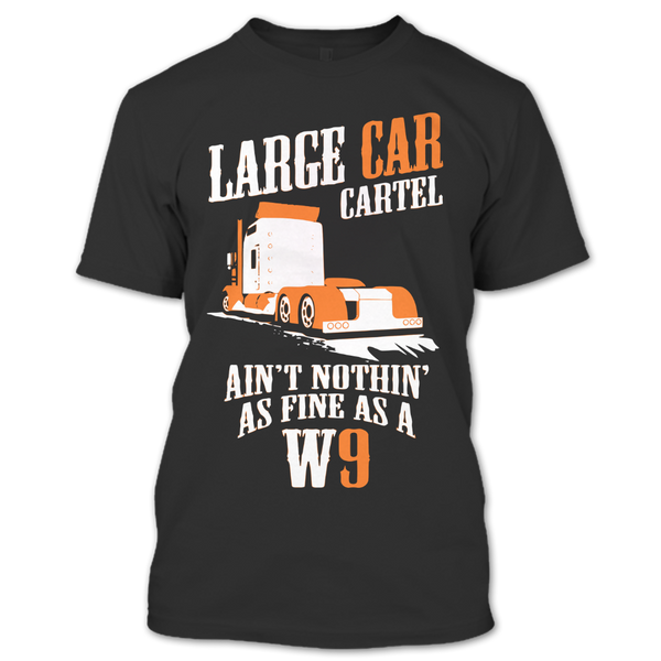 A black t-shirt with the shopify logo