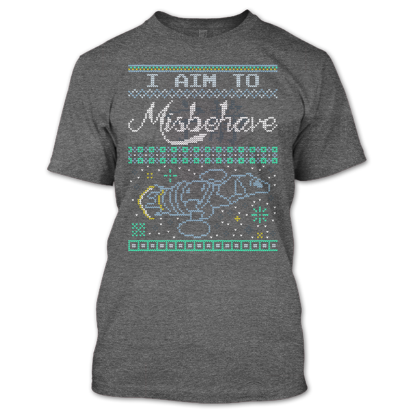 A black t-shirt with the shopify logo