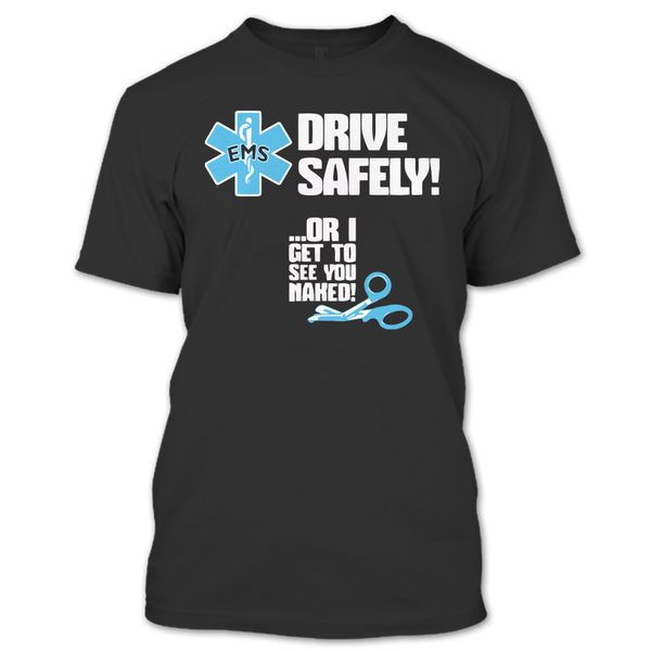 A black t-shirt with the shopify logo