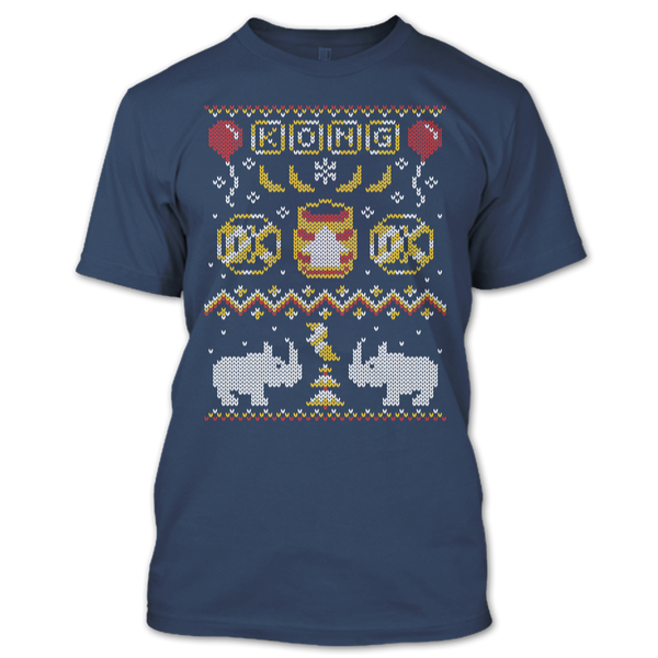 A black t-shirt with the shopify logo