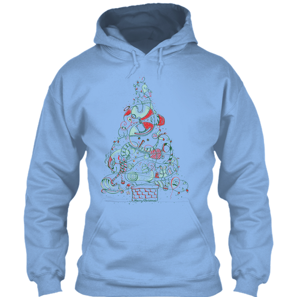 A black t-shirt with the shopify logo