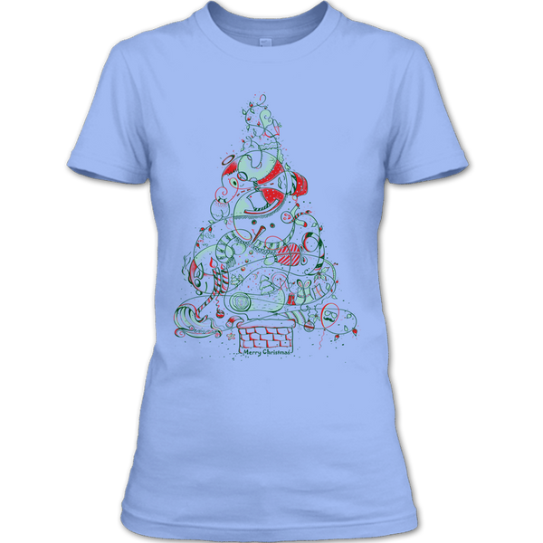 A black t-shirt with the shopify logo