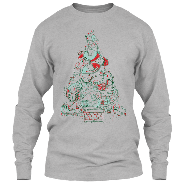 A black t-shirt with the shopify logo