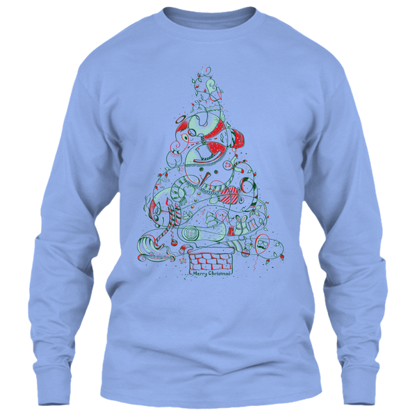 A black t-shirt with the shopify logo