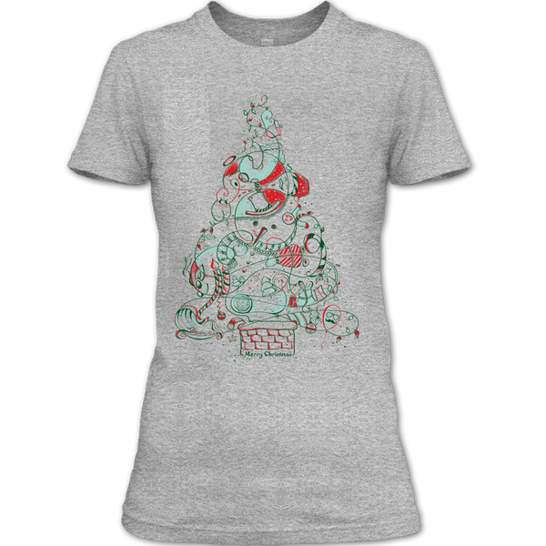 A black t-shirt with the shopify logo