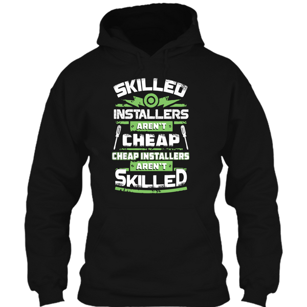 A black t-shirt with the shopify logo