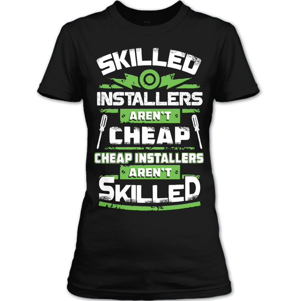 A black t-shirt with the shopify logo