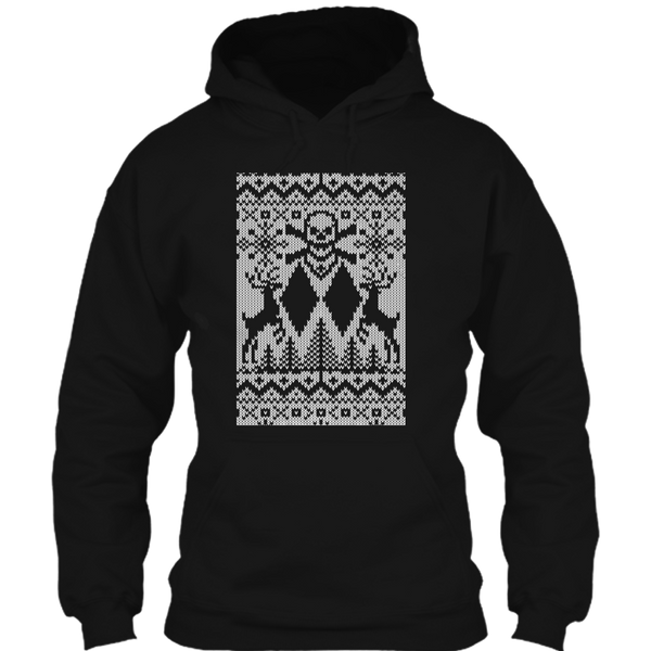 A black t-shirt with the shopify logo