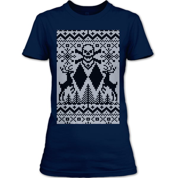 A black t-shirt with the shopify logo