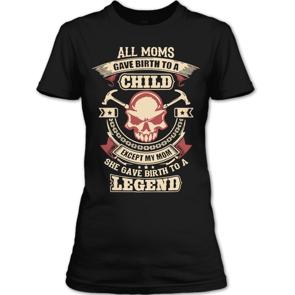 A black t-shirt with the shopify logo