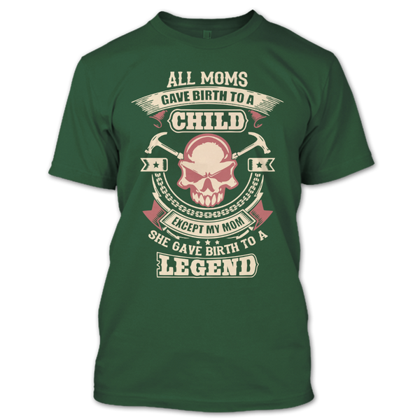 A black t-shirt with the shopify logo