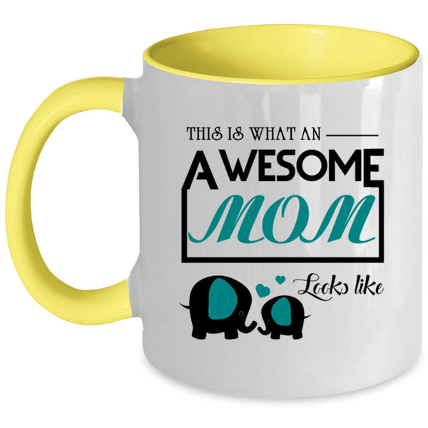 Best Gift For My Mom Coffee Mug, Mom Accent Mug