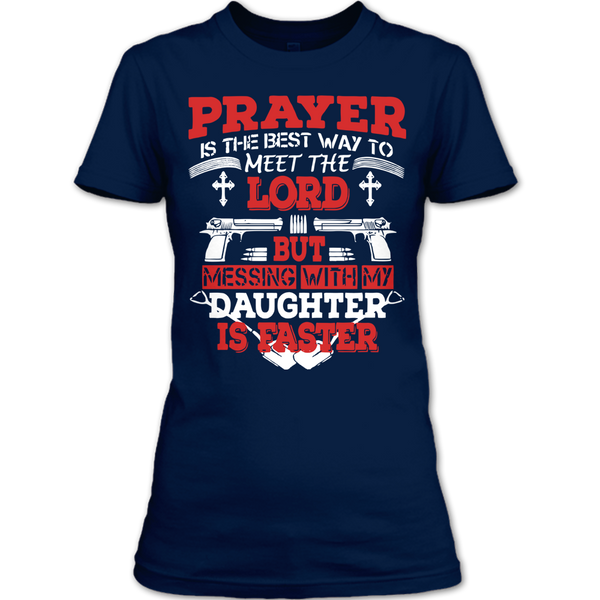 A black t-shirt with the shopify logo