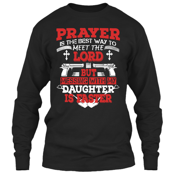 A black t-shirt with the shopify logo