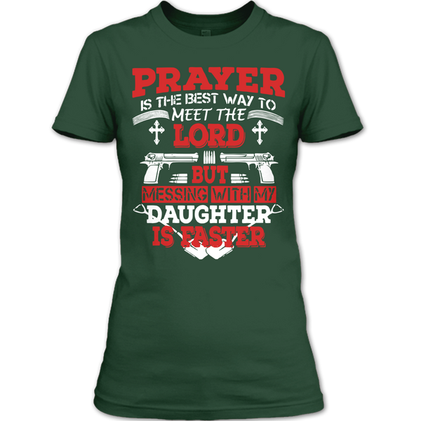 A black t-shirt with the shopify logo